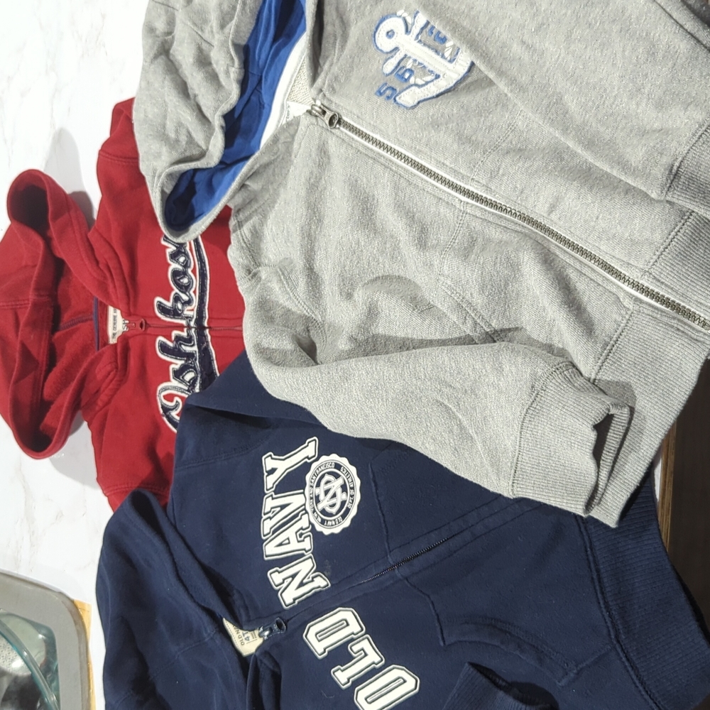 Boys 4t zip hoodie lot
